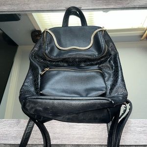 Leather back pack